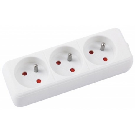 Prelungitor cu 3 prize, lungime - 1.5 metri, Office Products - alb Prelungitor cu 3 prize, lungime - 1.5 metri, Office Products - alb