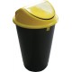 Cos gunoi colectare selectiva, 60 litri, capac galben