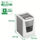 Distrugator documente automat LEITZ IQ Small Office, P5, micro-cut (particule), 100 coli, cos 34l