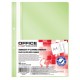 Dosar plastic PP cu sina, cu gauri, grosime 100/170microni, 50 buc/set, Office Products - verde deschis