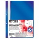 Dosar plastic PP cu sina, cu gauri, grosime 100/170 microni, 50 buc/set, Office Products - bleumarin