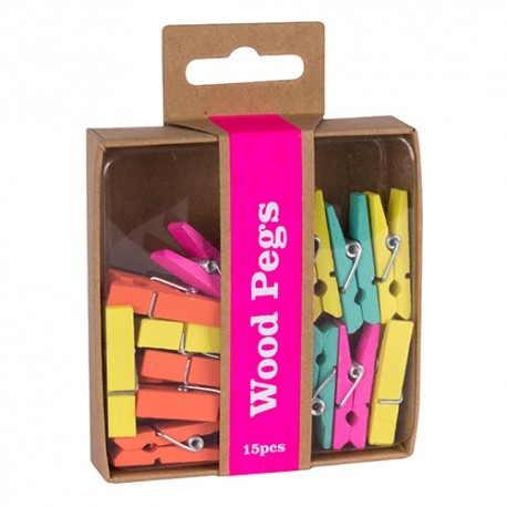 Set clestisori decorativi Apli, 15 bucati, diverse culori