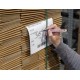 Marker permanent Edding 3000, varf 1.5-3 mm, negru, blister