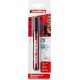 Marker permanent Edding 330, varf retezat 1-5 mm, negru, blister