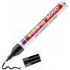 Marker permanent Edding 330, varf retezat 1-5 mm, negru, blister