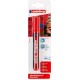 Marker permanent Edding 330, varf retezat 1-5 mm, rosu, blister