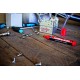 Marker permanent Edding 330, varf retezat 1-5 mm, rosu, blister