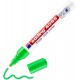 Marker Edding 4095 cu creta lichida, varf 2-3 mm, verde, blister