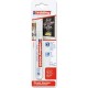 Marker Edding 4095 cu creta lichida, varf 2-3 mm, alb, blister