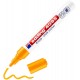 Marker Edding 4095 cu creta lichida, varf 2-3 mm, orange, blister