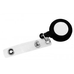 Snur retractabil pentru ecusoane, 70 cm, negru, 10 bucati/cutie