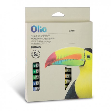 Tempera pe baza de ulei Morocolor Primo, cutie 24 culori