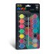 Tempera Morocolor Primo, 14 culori, 15 ml, pensula inclusa