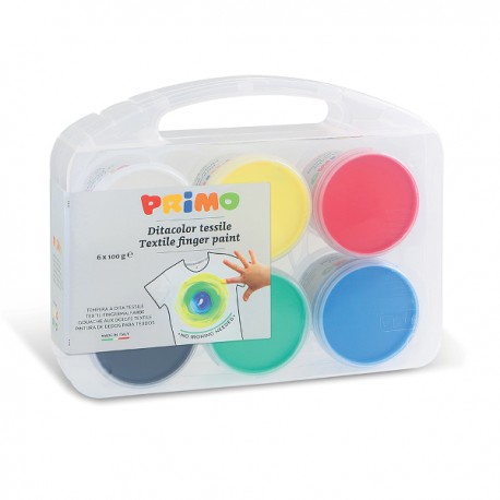Vopsea pentru textile Morocolor Primo, 6x100 g, 6 culori/set