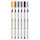 Marker Stabilo 68, varf tip pensula, 6 bucati/set
