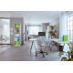 Cutie depozitare Leitz WOW Click & Store, carton laminat, pliabila, cu capac, 20x14x35 cm, albastru