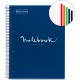 Caiet cu spira, Miquelrius, Emotion, A5, matematica, 120 file, coperta carton dur, albastru