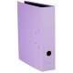 Biblioraft Falken Pastel, carton laminat, A4, 80 mm, violet
