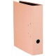 Biblioraft Falken Pastel, carton laminat, A4, 80 mm, piersica