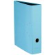 Biblioraft Falken Pastel, carton laminat, A4, 80 mm, bleu
