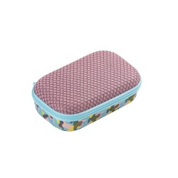 Penar cu fermoar, ZIPIT Mesh - roz camuflaj