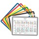 Buzunar magnetic pentru documente A4, cu rama color, 2 buc/set, TARIFOLD - rama albastra