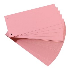 Separatoare Exacompta, color, 105 x 240 mm, rosu