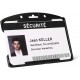 Suport card simplu Tarifold, PP, 60 x 89 mm, negru, 10 bucati/set