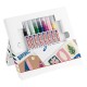Set creativ Edding, markere acrilice, 8 bucati/set