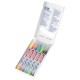 Set markere acrilice Edding 5100, varf 2-3 mm, culori pastel, 5 bucati/set