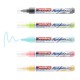 Set markere acrilice Edding 5100, varf 2-3 mm, culori pastel, 5 bucati/set