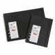 Caiet pentru schite si desen DERWENT Professional, A4, cu spira, 56 coli, 165 gsm, mapa inclusa, hartie alba