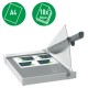 Ghilotina LEITZ Home Office Precision, A4, 10 coli, indicator laser inclus, gri