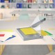 Ghilotina LEITZ Office Precision, A4 MAXI, 15 coli, indicator laser inclus, gri