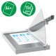 Ghilotina LEITZ Office Precision, A4 MAXI, 15 coli, indicator laser inclus, gri