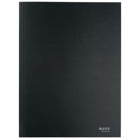Mapa Leitz Recycle, carton reciclat, A4, 250 coli, negru