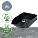 Tavita documente Leitz Recycle, PS reciclat, A4, negru
