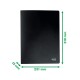 Mapa de prezentare Leitz Recycle, PP reciclat, A4, 20 de folii, negru