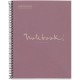 Caiet reciclat Miquelrius ECOLAVENDER Emotions, cu spira, A4, matematica, 80 file, lavanda