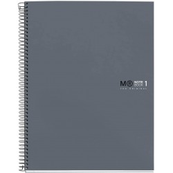 Caiet cu spira Miquelrius Original, A4, matematica, 80 file, coperta cu tratament antiviral si antibacterian, grafit