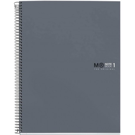 Caiet cu spira Miquelrius Original, A4, matematica, 80 file, coperta cu tratament antiviral si antibacterian, grafit