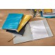 Caiet mecanic LEITZ Cosy, PP, A4, mecanism 2 RR, inel 25 mm, coperta moale, albastru celest