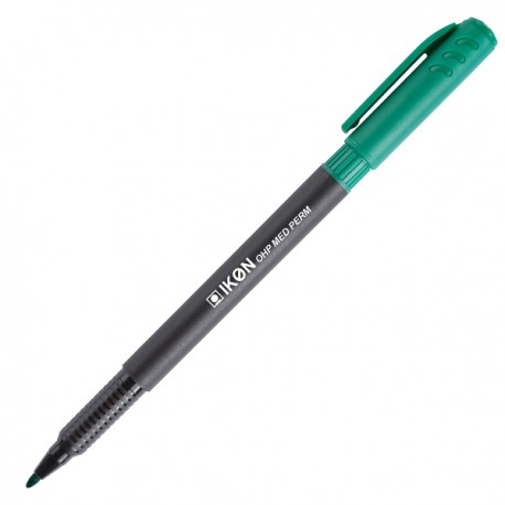 Marker permanent OHP IKON, varf mediu, 1 mm, verde