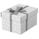 Cutie depozitare Esselte Home Recycled, carton, 25x20x15 cm, cu capac, 3 buc/set, alb