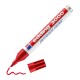Marker permanent Edding 3000, varf 1.5-3 mm, rosu
