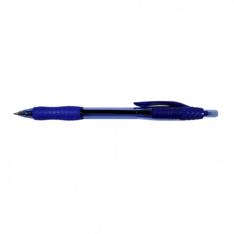 Pix cu mecanism Memoris-Precious, varf 0.7 mm, corp plastic, albastru