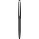 Pix cu mecanism Scrikss Stylus Matt Black, negru, touch, vf M, scriere albastra