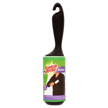 Rola adeziva pentru scame, par si praf, 30 buc/rola, 3M SCOTCH BRITE - neagra