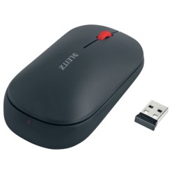 Mouse LEITZ Cosy, conexiune duala, dimensiune medie, gri antracit