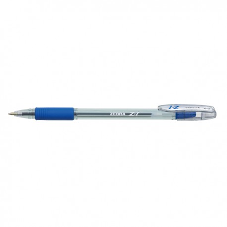 Pix fara mecanism Zebra Z1, grip, corp plastic, varf 0.7 mm, culoare scriere albastru Pix fara mecanism Zebra Z1, grip, corp plastic, varf 0.7 mm, culoare scriere albastru